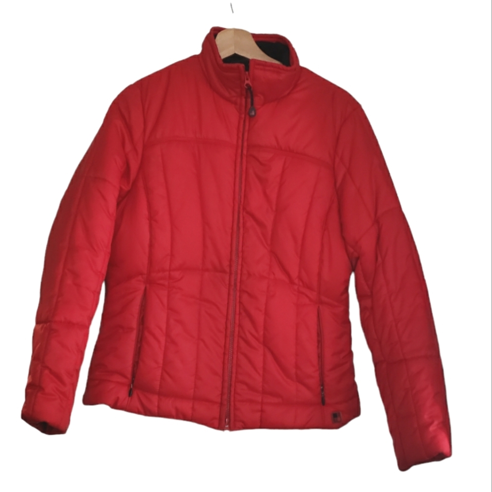 Woolrich Puffer Jacket Polyester Packable Zip Up Pockets Size S